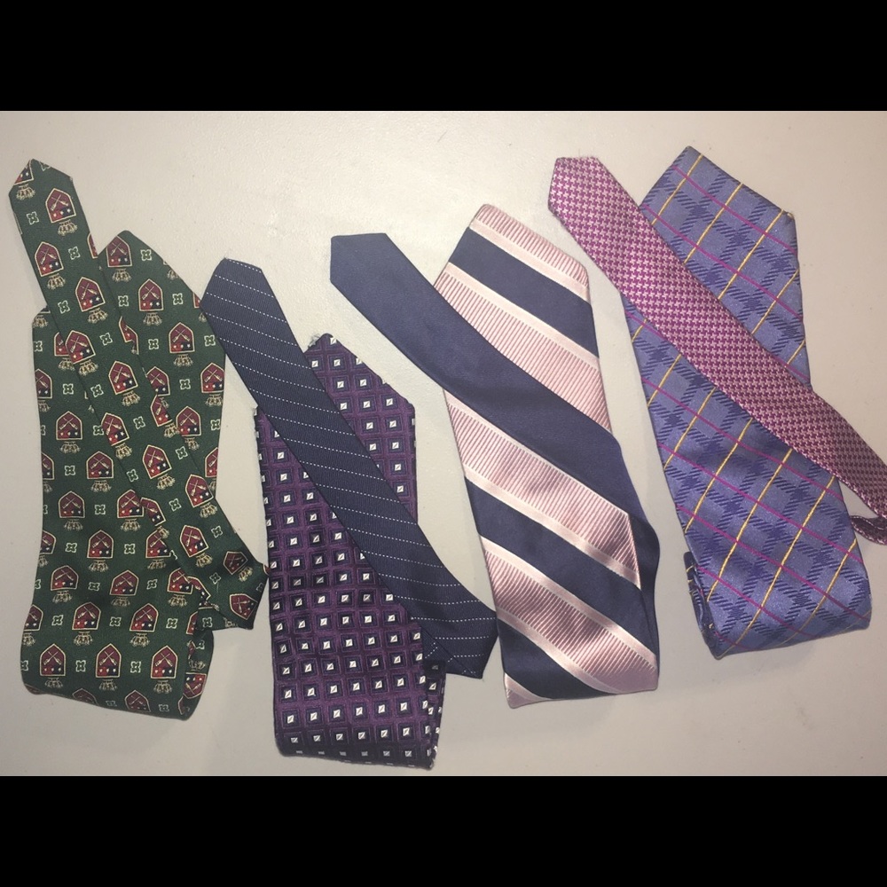 Lot of 4 Tommy Hilfiger Neckties